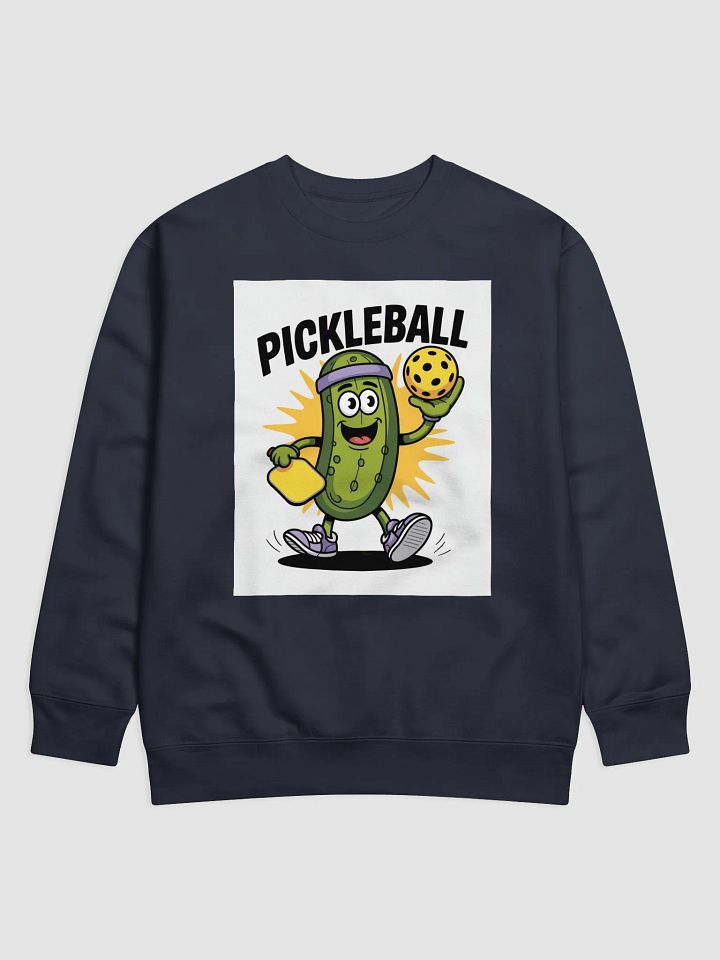 “Pickleball Smash” Sweatshirt – Funny Pickle Character for Game Day Comfort product image (5)
