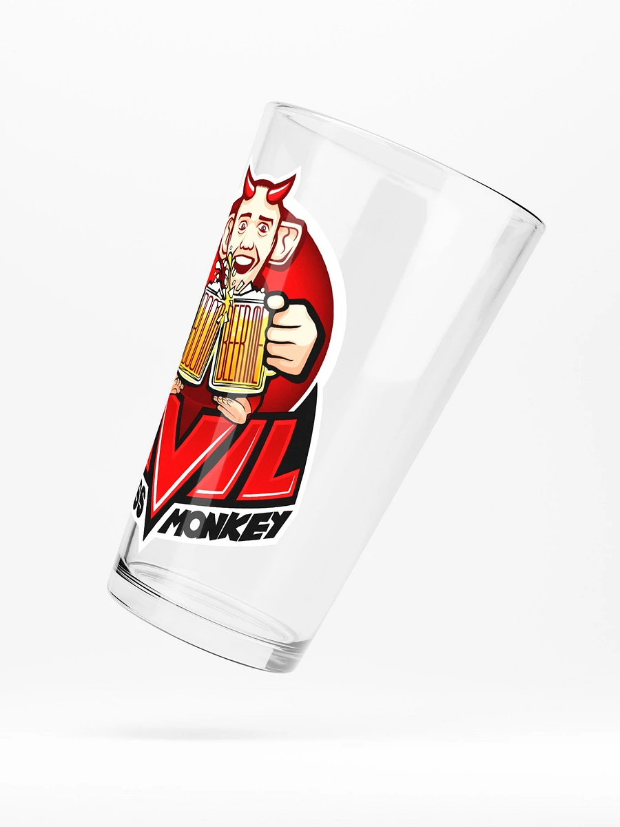 Evil Hairless Monkey Pint Glass product image (5)