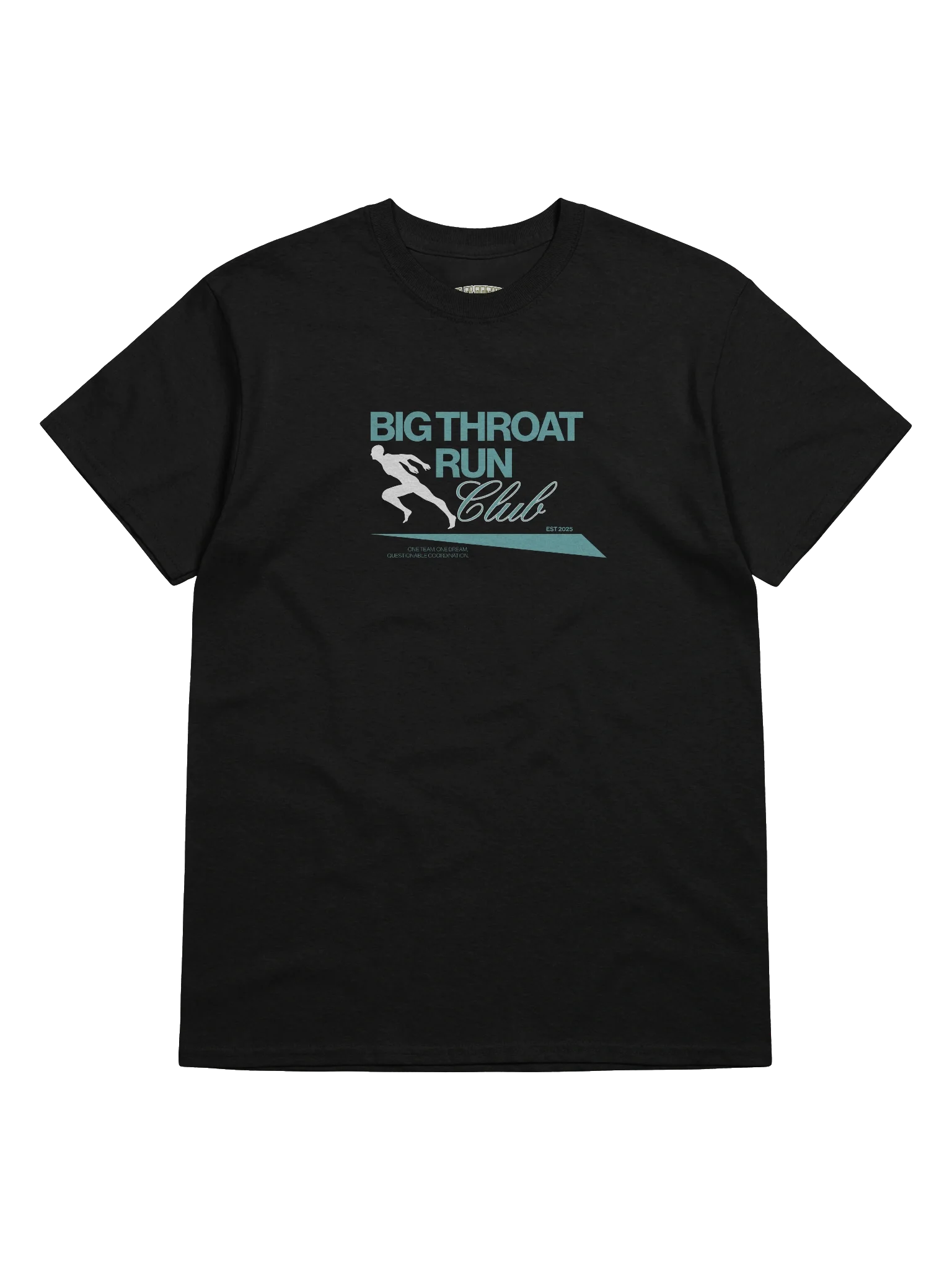 Big Throat Run Club (Black Tee) product image (5)