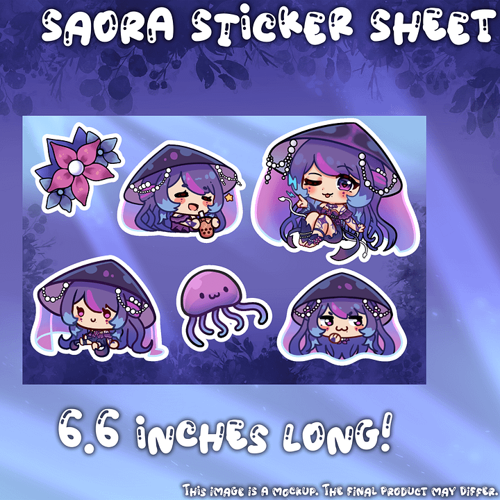 Saora Sticker Sheet product image (1)