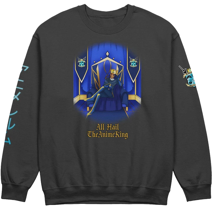 All Hail TheAnimeKing Crewneck Sweatshirt product image (1)