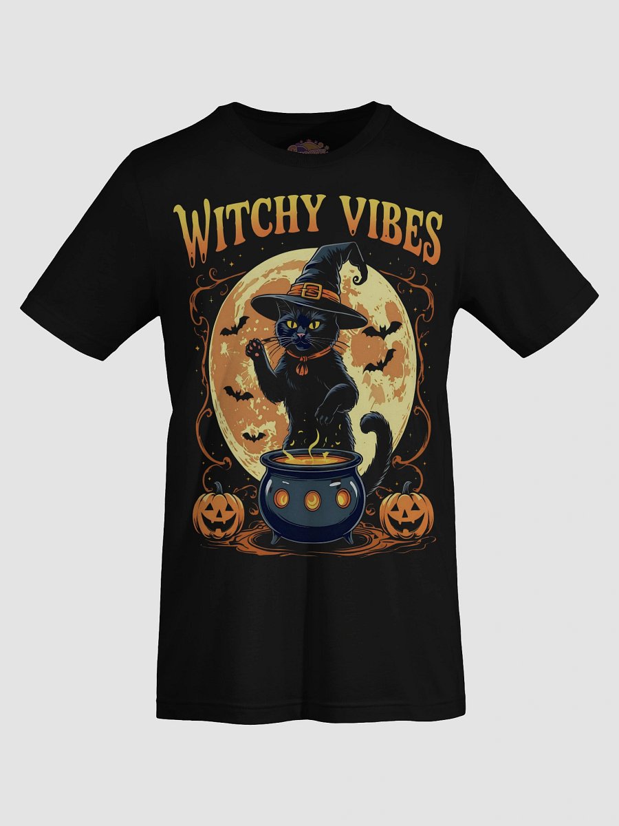 Witchy Vibes Black Cat T-Shirt product image (4)