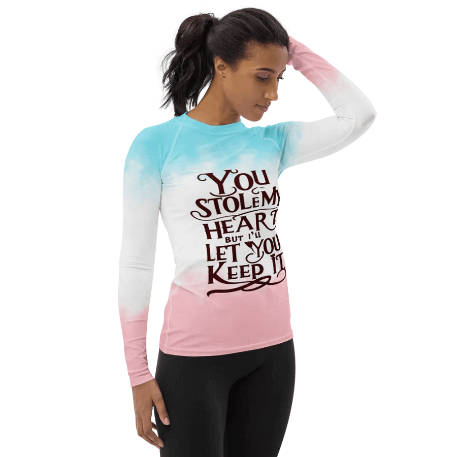 Valentine All-Over Print Women's Rash Guard product image (4)