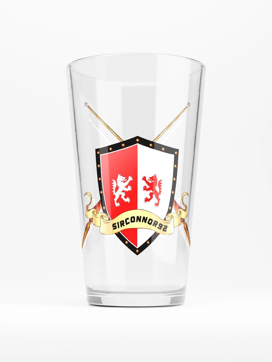 Sir Connor Logo Pint Glass product image (1)