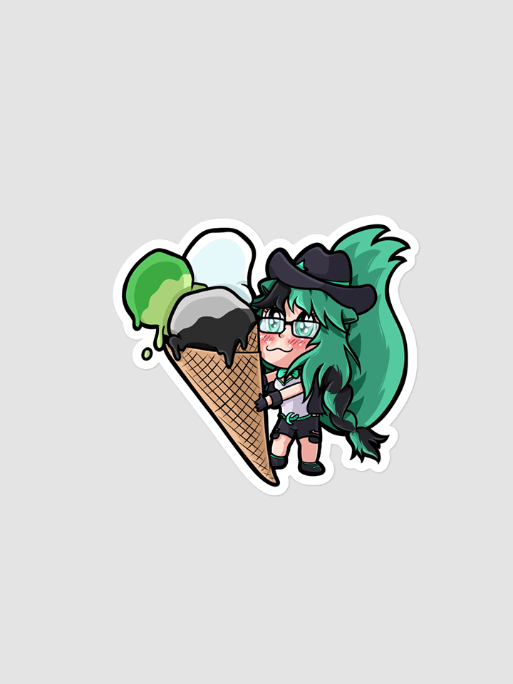 Mintzey Moon Pride Aromantic Sticker product image (2)