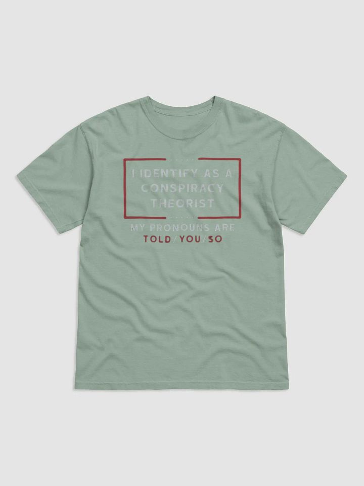 I IDENTIFY AS A CONSPIRACY THEORIST product image (1)