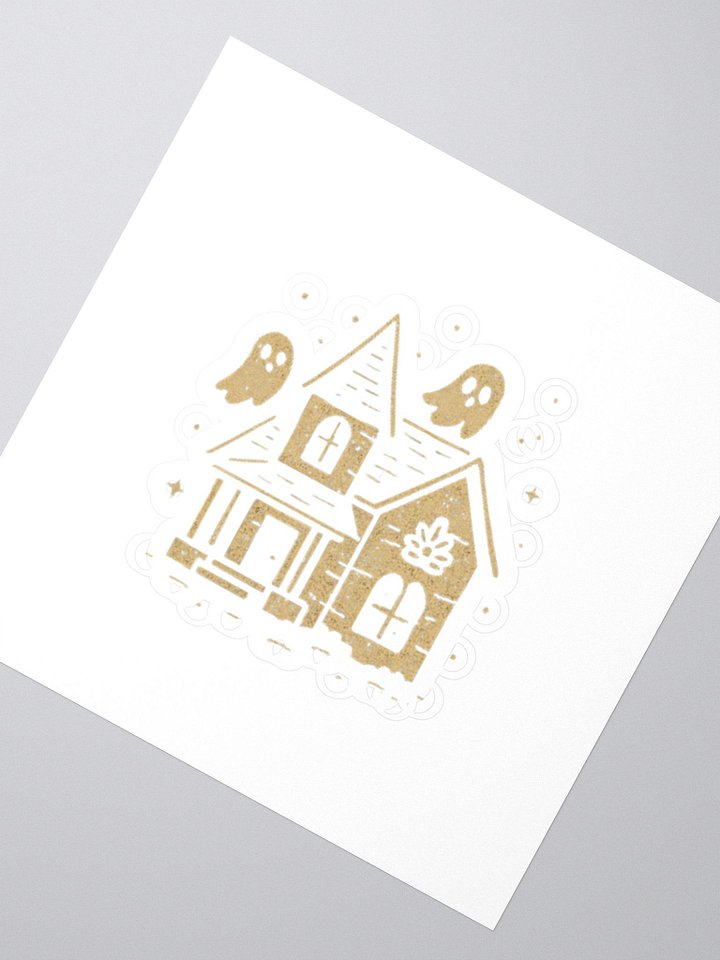 Haunted Cottage Kiss-Cut Sticker product image (2)