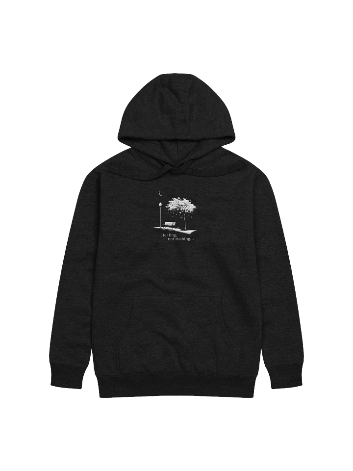 Healing, not rushing Center Embroidered Hoodie product image (1)