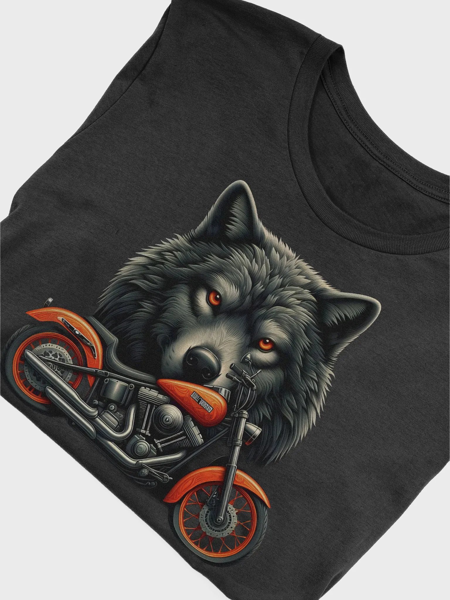 Motorcycle and Wolf - Unisex T-Shirt #2 product image (5)