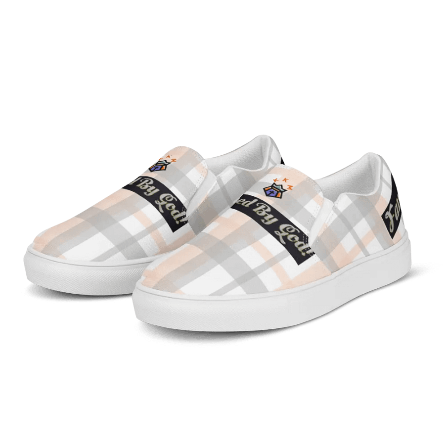 BBG Pink Plaid Women's Slip On V2 product image (3)