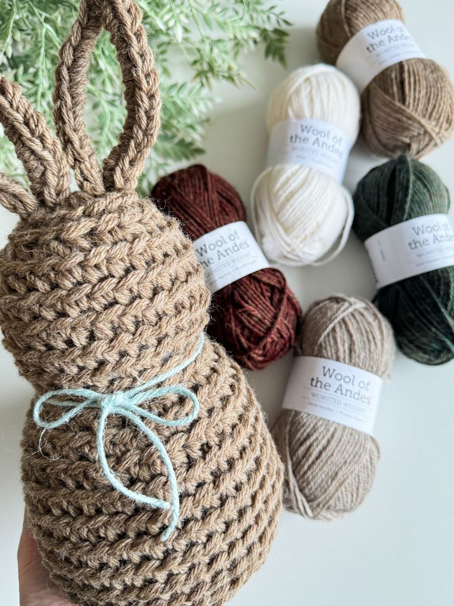 Rustic Farmhouse Bunny Crochet Pattern product image (9)