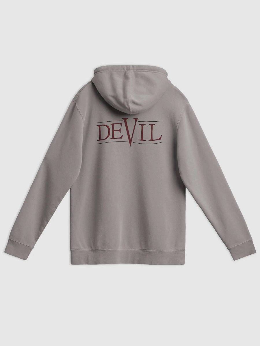 Good Vs Evil - God's In My Heart & The Devil's On My Back - Independent Trading Co. Pigment Dyed Hoodie product image (2)