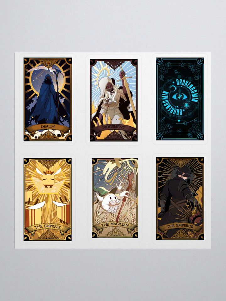 Tarot card pack stickers product image (2)