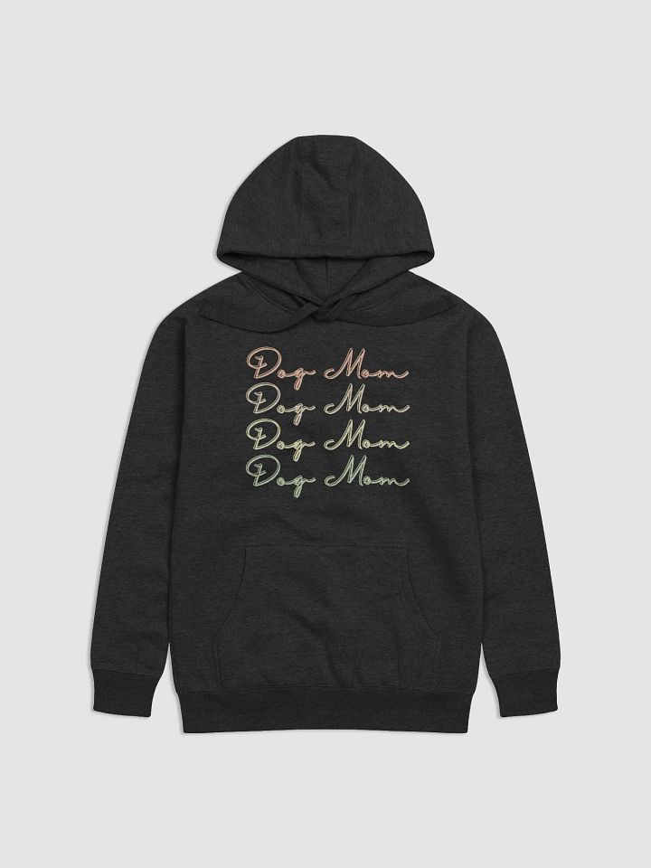 Dog Mom Cursive Lettering Repeated Premium Hoodie product image (2)