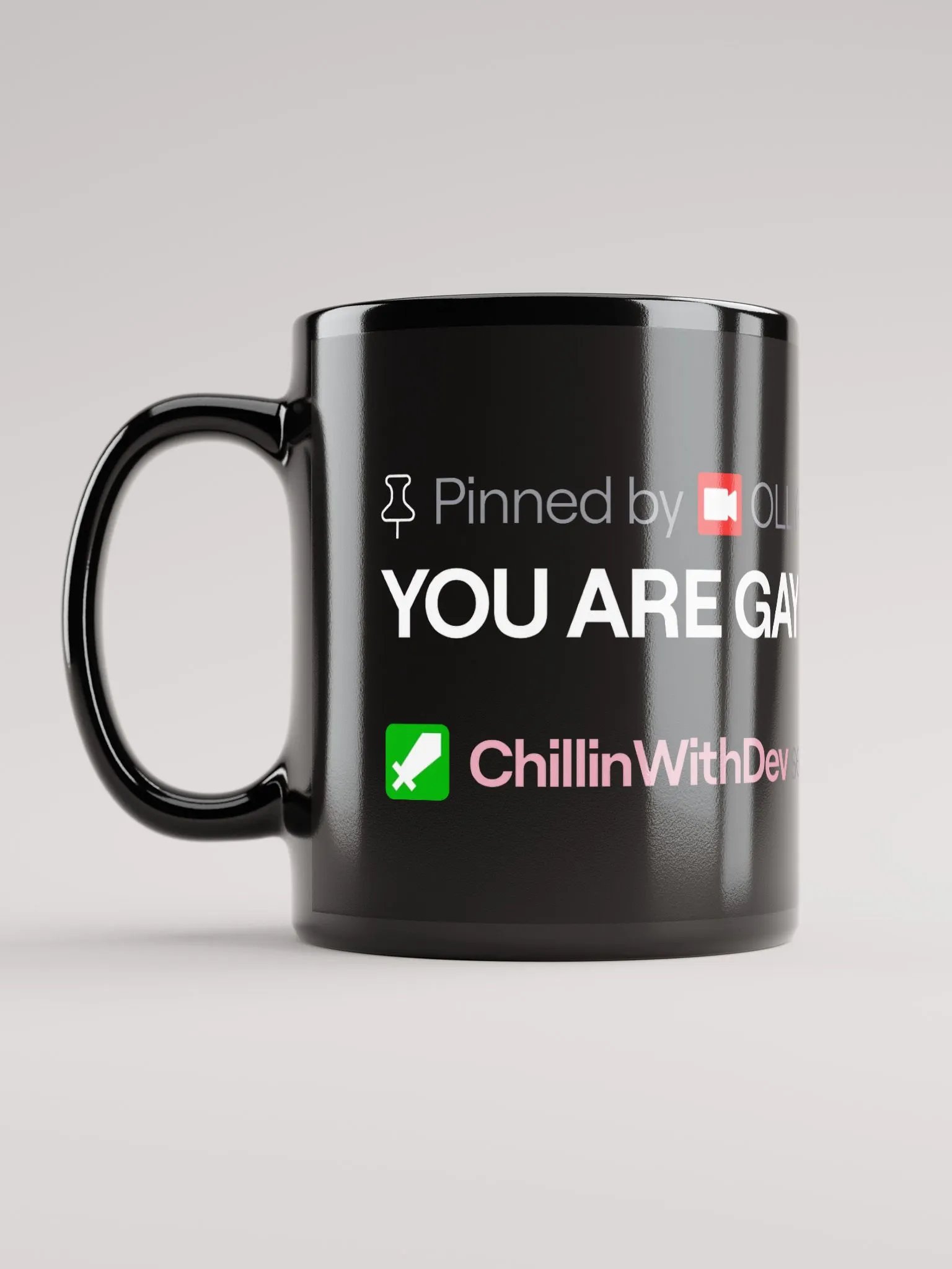 "YOU ARE GAY SIR" Mug product image (3)