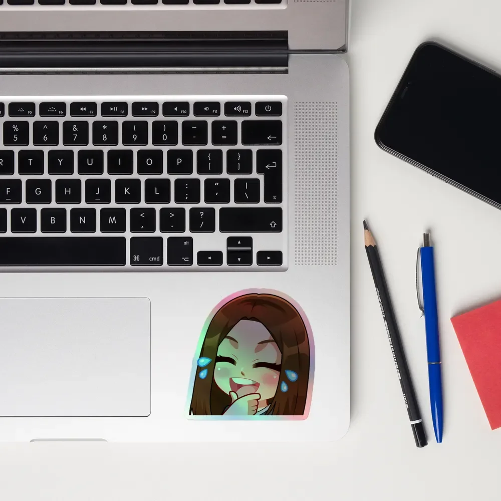 Lulz Emote Holographic Sticker product image (10)