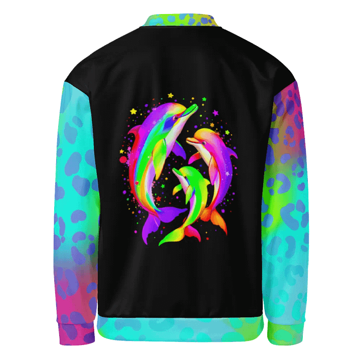 Dolphin Dreamscape Bomber Jacket product image (2)
