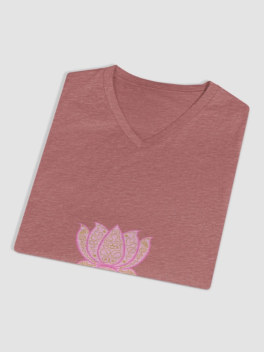 Lotus Blossom V-Neck Tee product image (7)