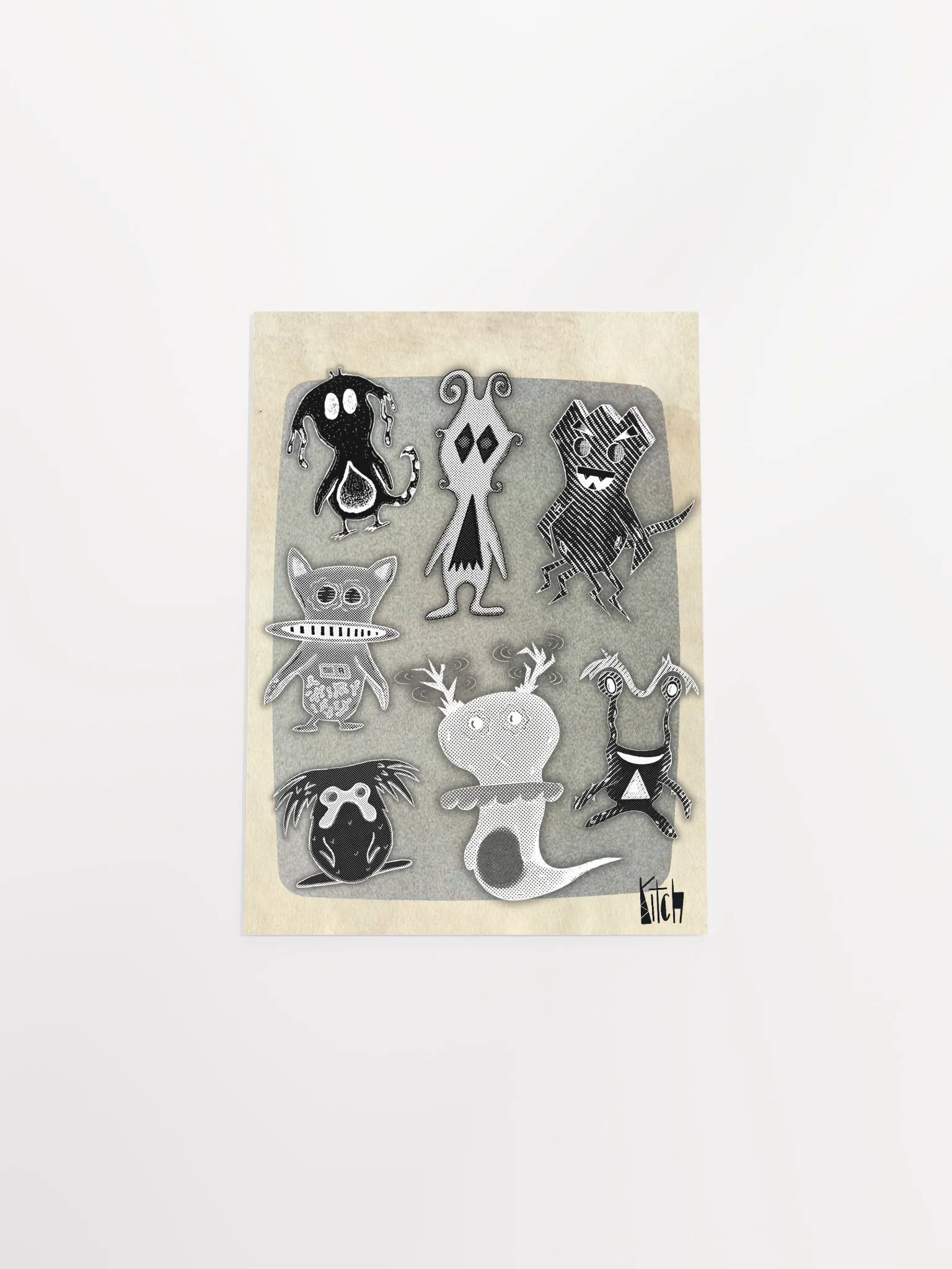 Kitch's Creatures 2 Art Print product image (7)