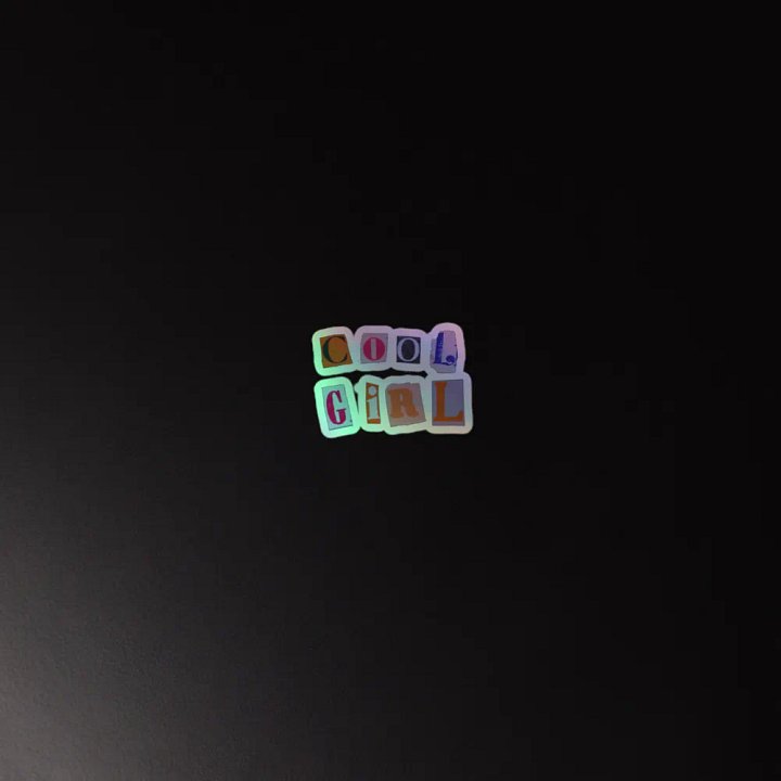 cool girl sticker product image (4)