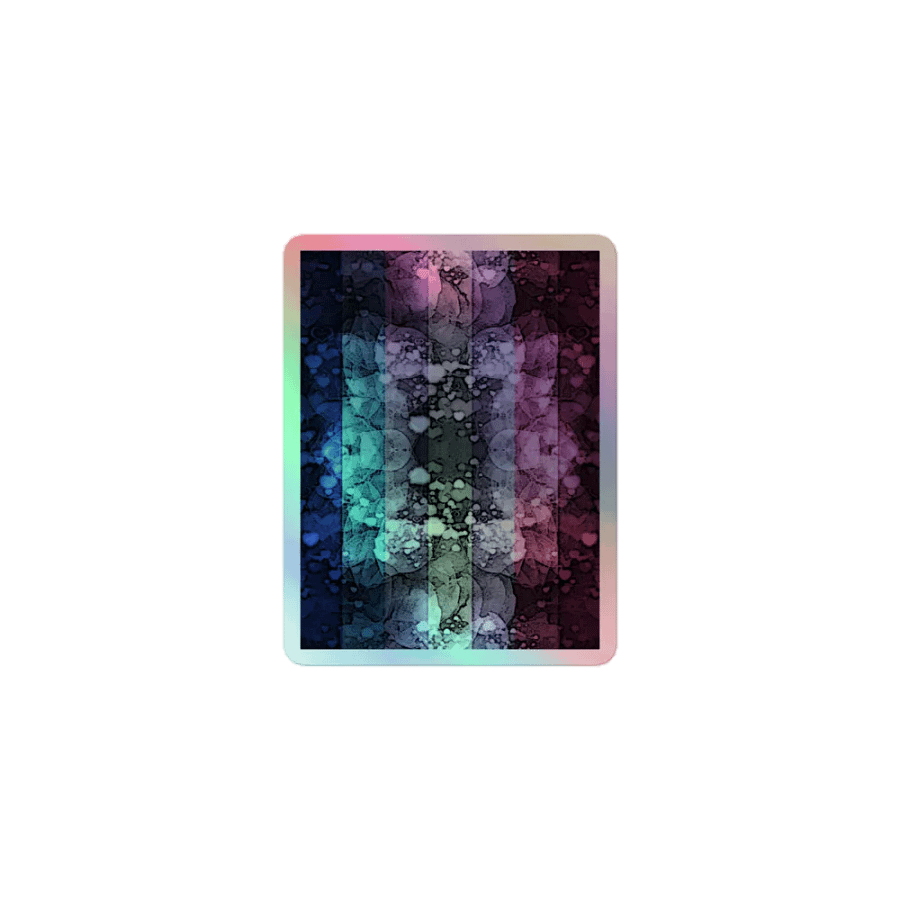Bigender Pride Flag Sticker (Textured Variation) product image (1)