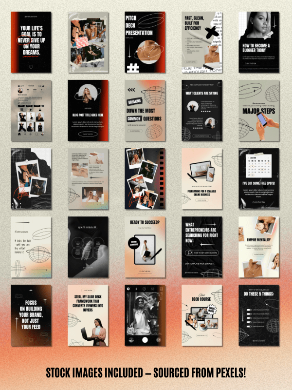 MRR/PLR Pinterest Templates for Coaching product image (3)