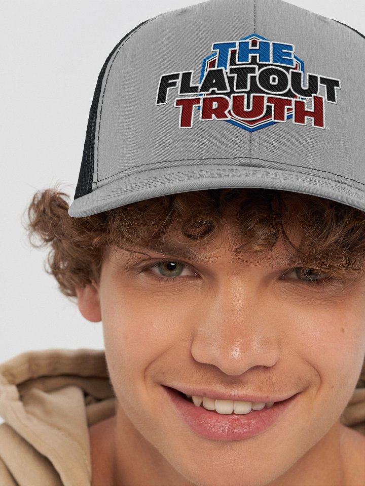 TFOT Embroidered Blue Hex Snapback Trucker Hat product image (1)
