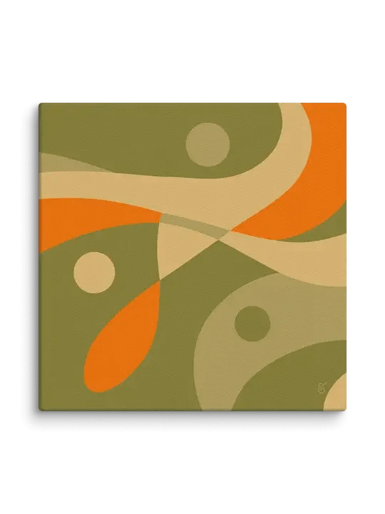 Flowing Geometric Canvas Art - Abstract Composition No. 4 product image (72)