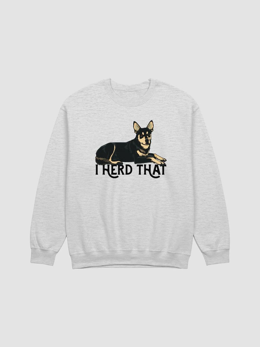 I Herd That Sweatshirt | Funny Australian Kelpie (Black) Shirt for Herding Dog Owners product image (23)