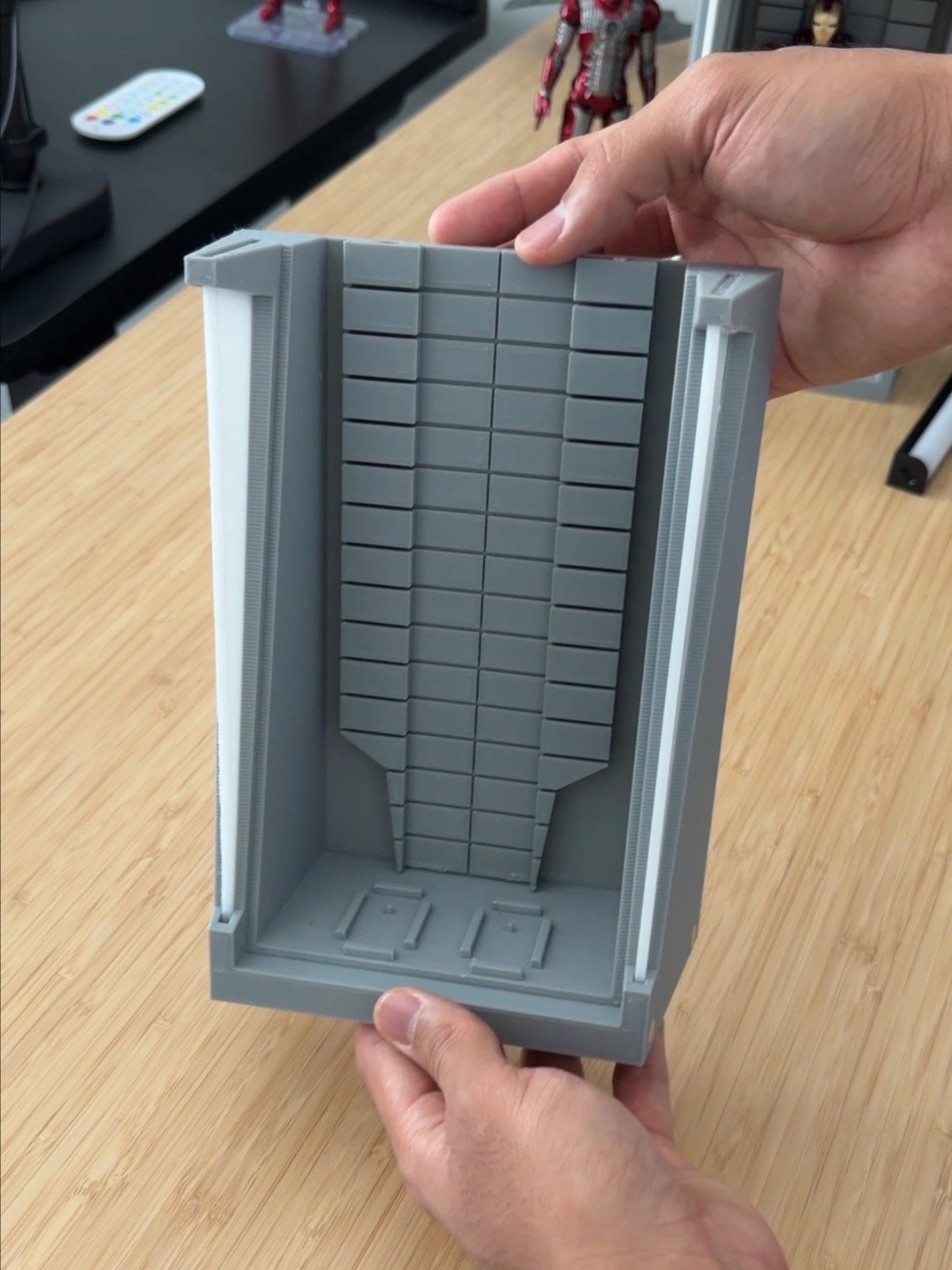 3D File - Iron Man (Action Figure) Display Case product image (3)