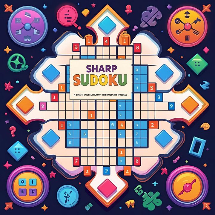 Sharp Sudoku - A Smart Collection of Intermediate Puzzles product image (1)