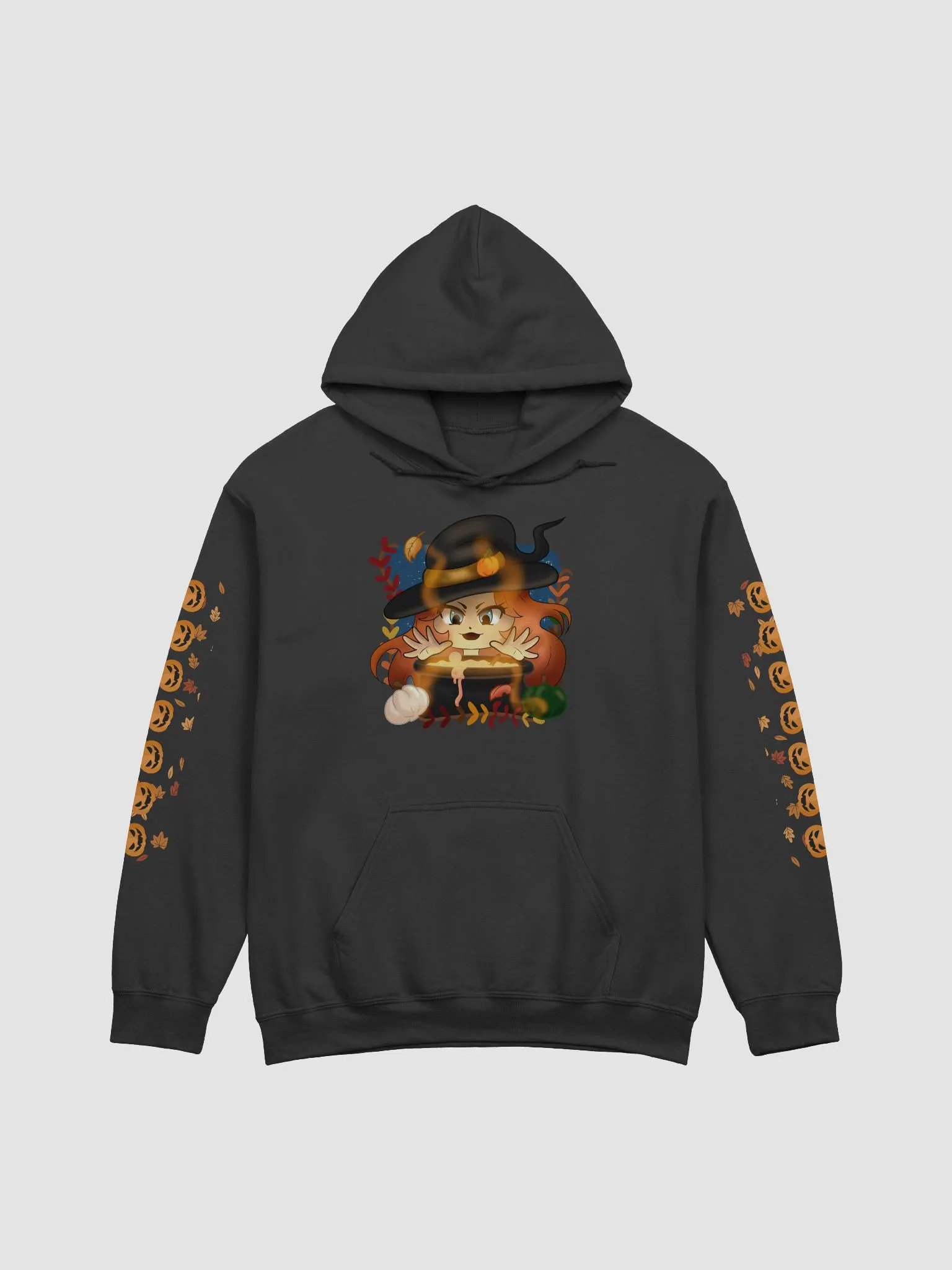 Pumpkin Witch Panda Hoodie product image (1)