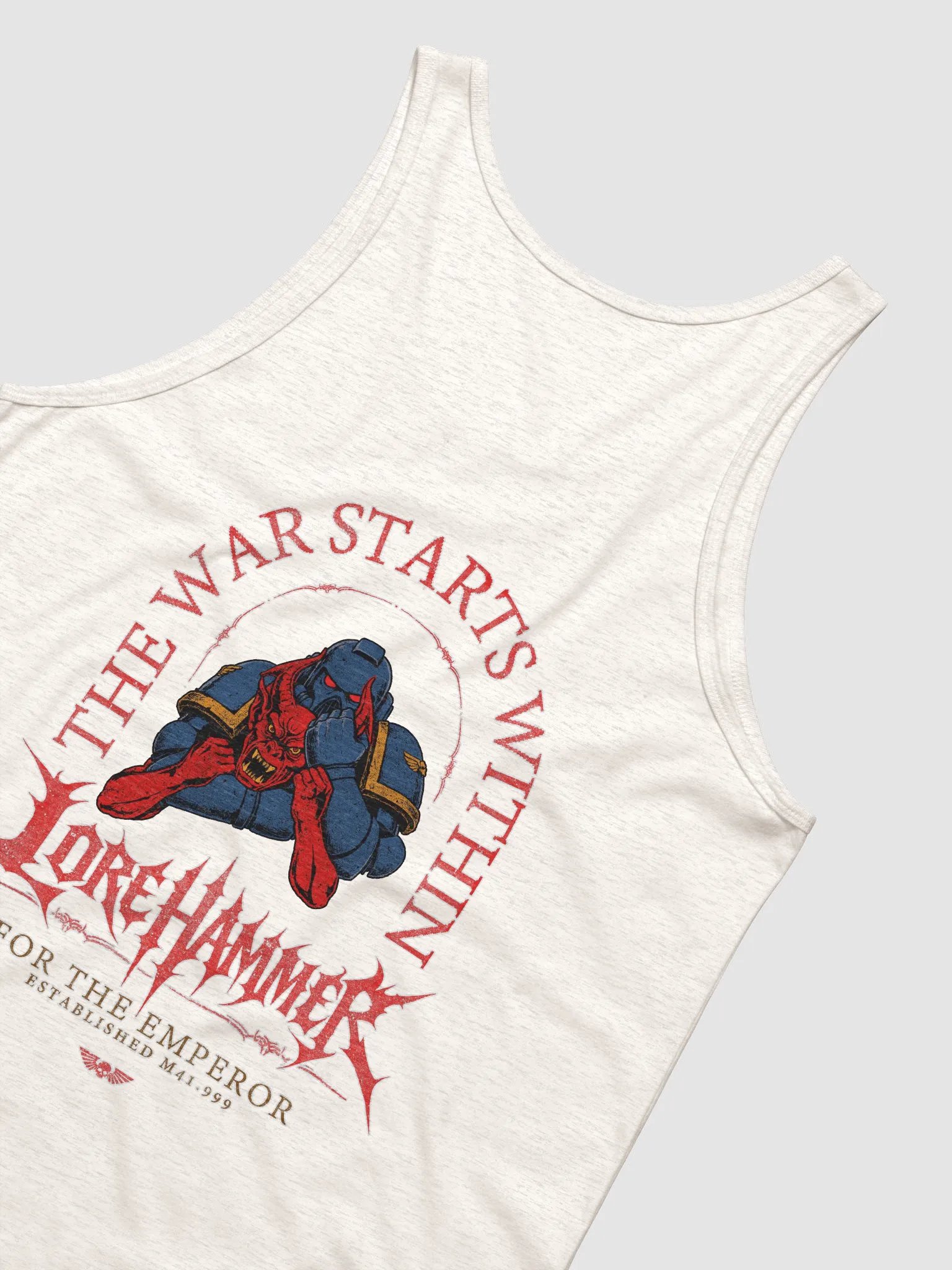 WAR WITHIN DELUXE MENS GYM TANK - LIGHT product image (4)
