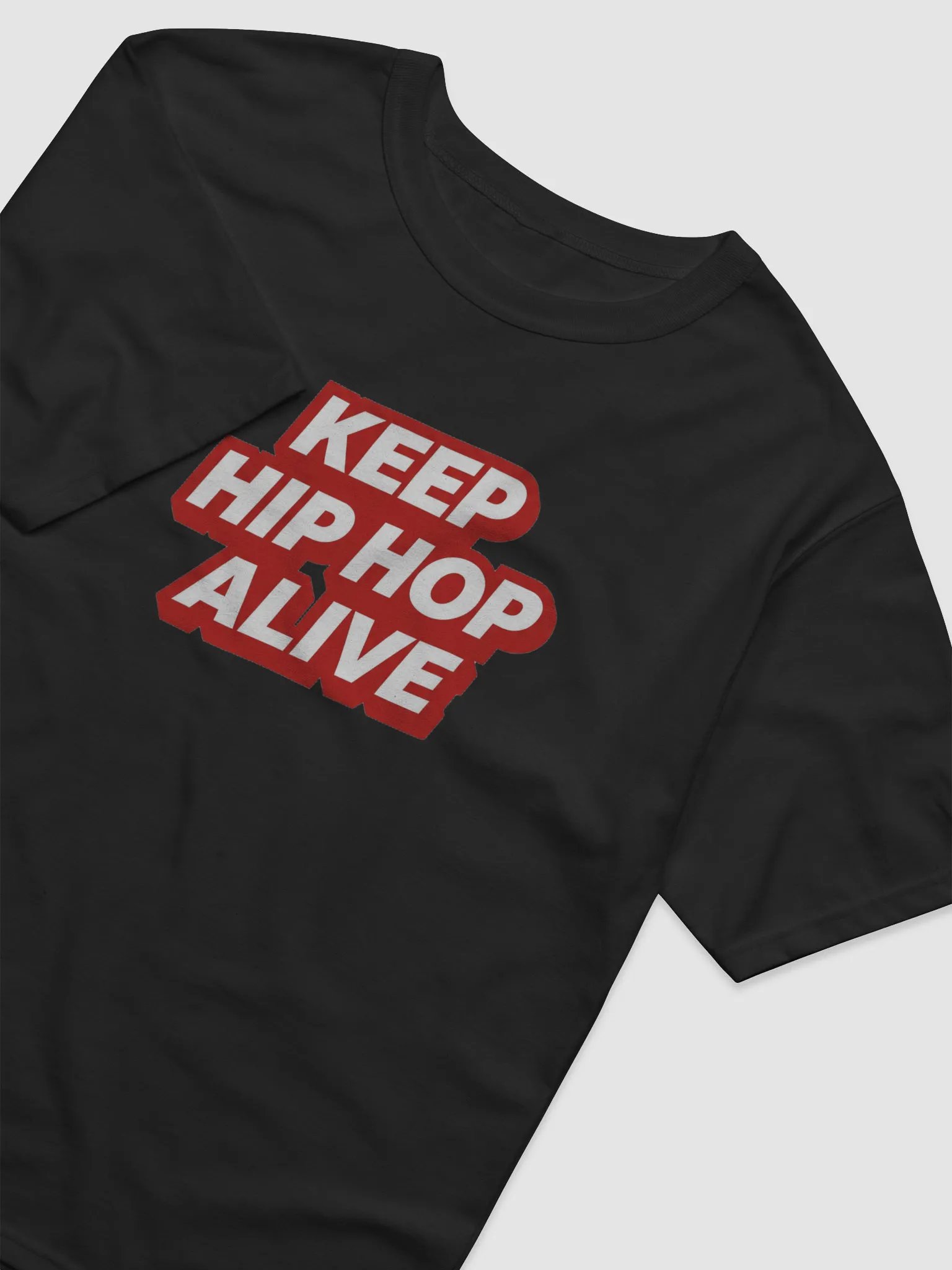 KEEP HIPHOP ALIVE BLACK TEE product image (4)