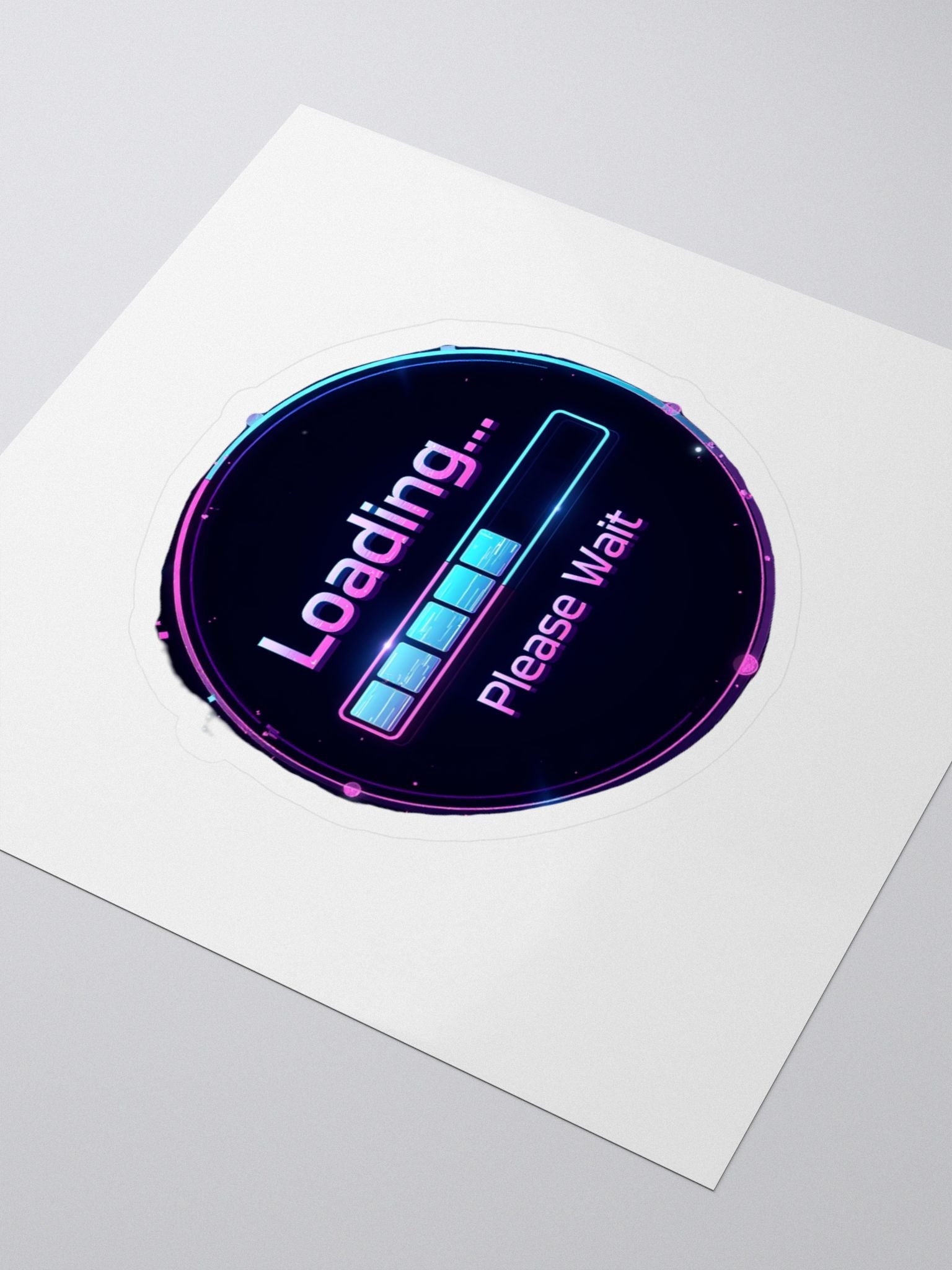 Colorful Loading Process Kiss Cut Stickers product image (3)