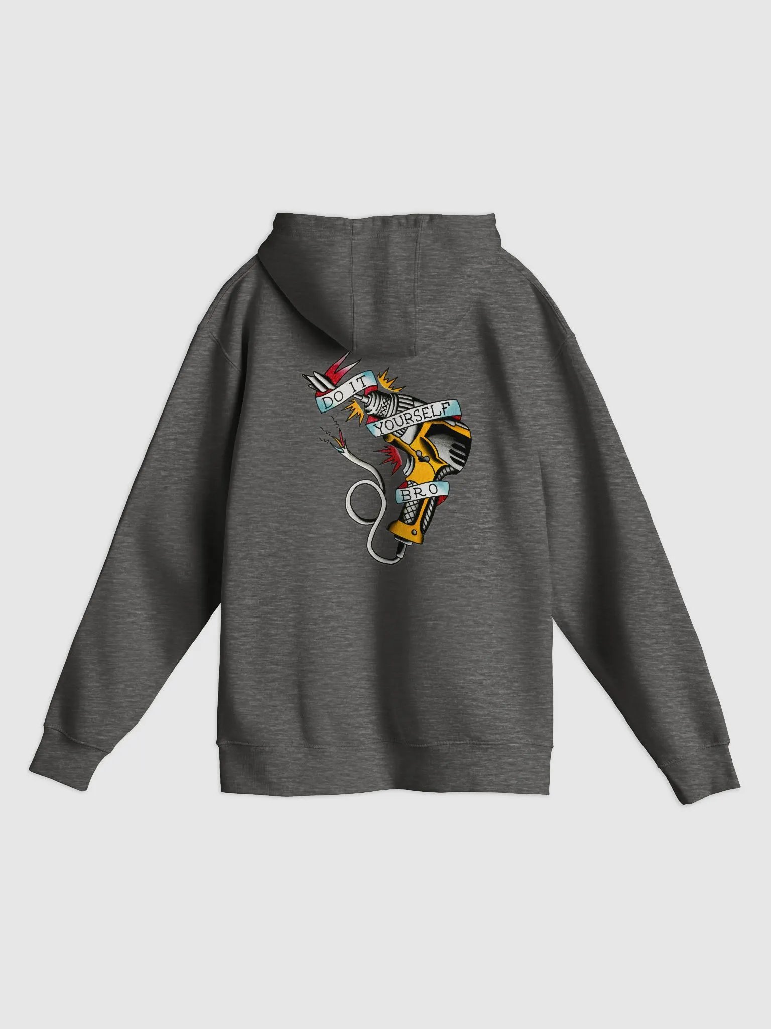 DIY Power Drill Tattoo Style Hoodie product image (1)