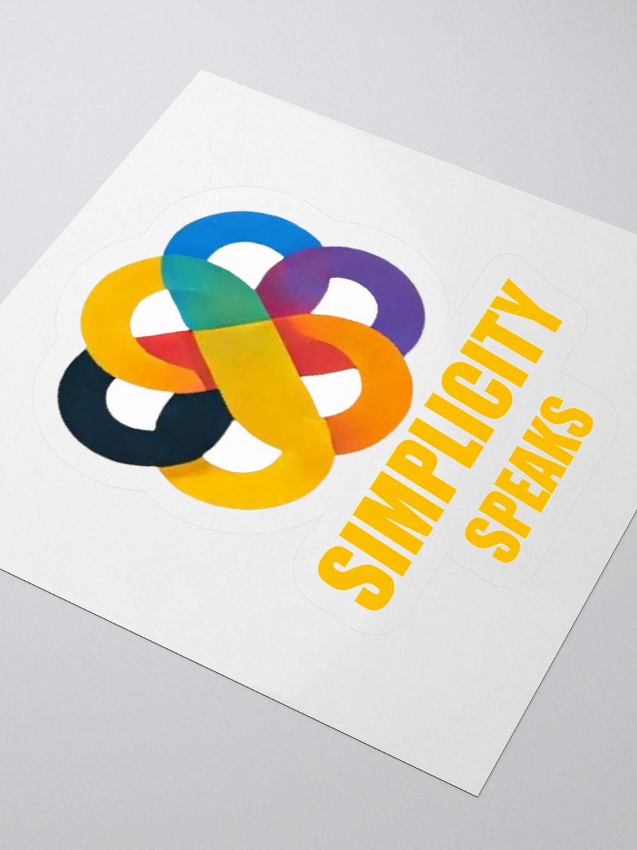 Simplicity Speaks Kiss Cut Stickers product image (9)