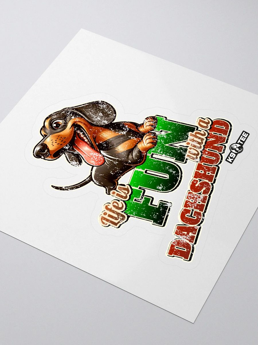Dachshund Delight Kiss Cut Stickers product image (3)