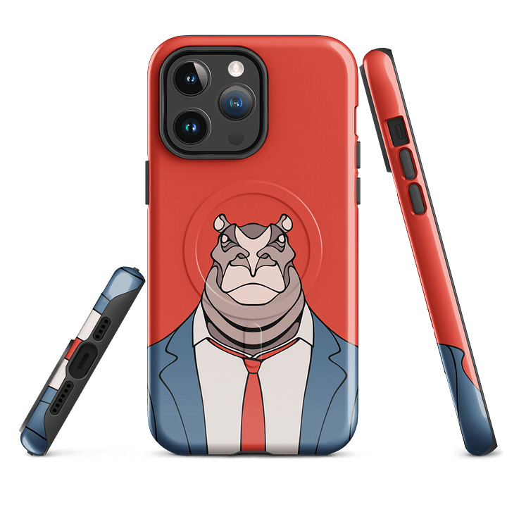 Executive Hippo MagSafe® Tough iPhone Case product image (4)