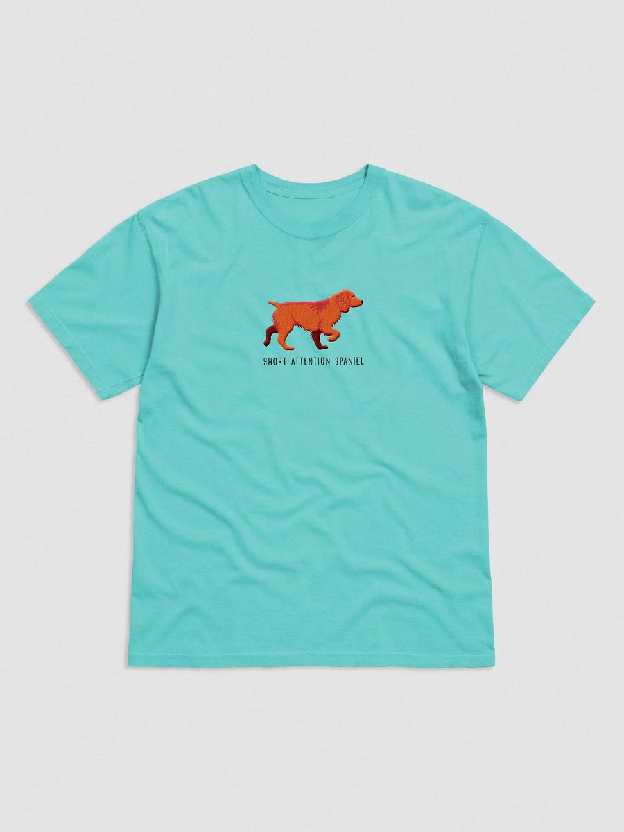 Short Attention Spaniel T-Shirt(Embroidered) of a Working Cocker Spaniel(Red) product image (4)