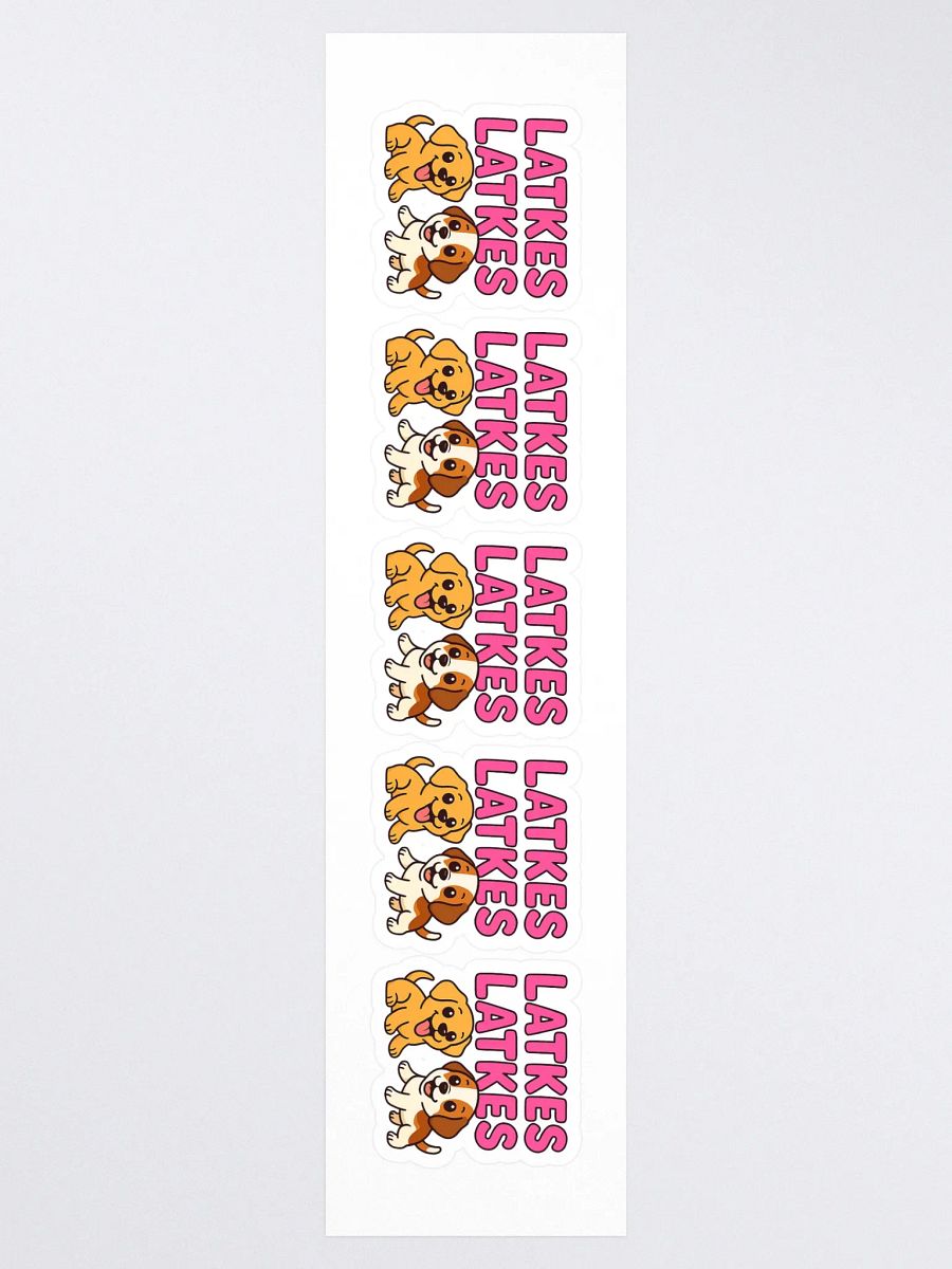 Latkes Latkes Kiss Cut Stickers (Set of 5) product image (3)