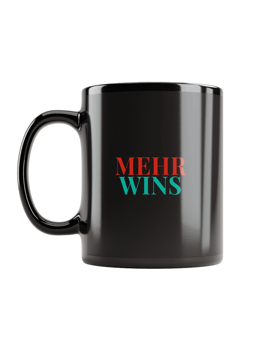 Mehr Wins - Black Mug (Style 3) product image (6)