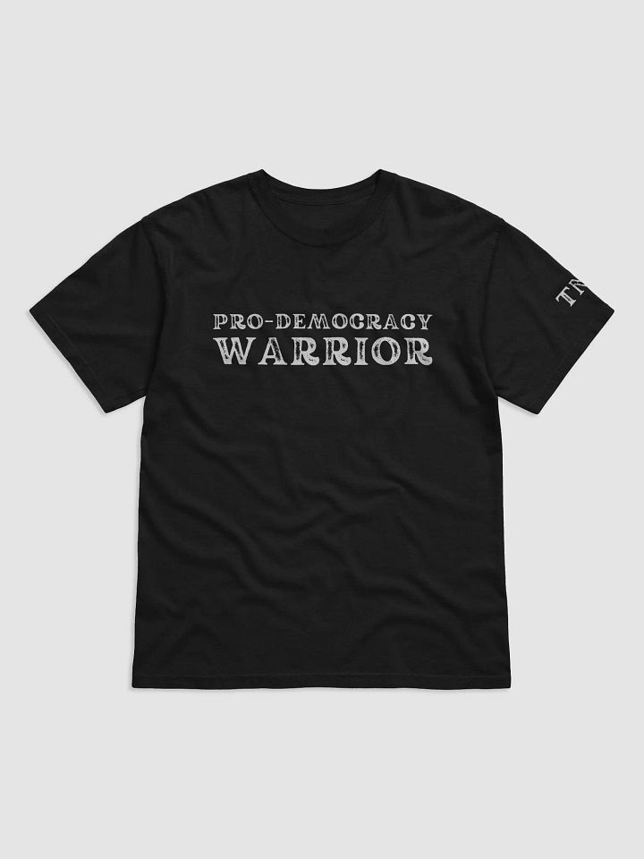 Pro-Democracy Warrior - Back Flag Unisex T-shirt product image (2)