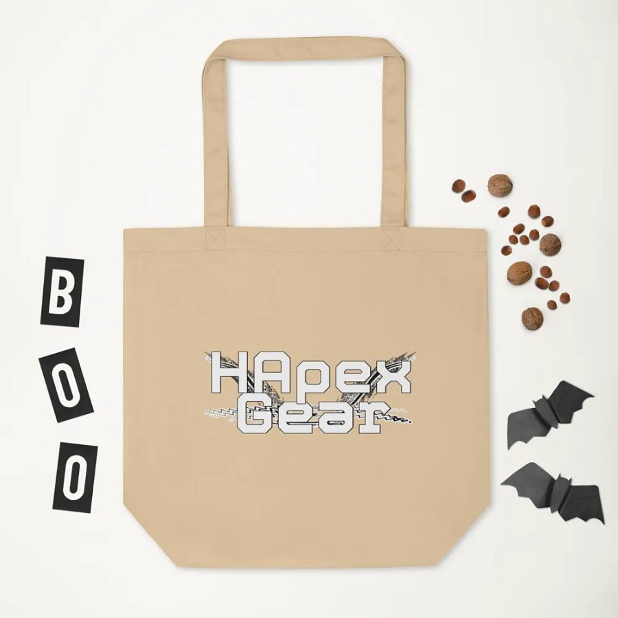 White HApex Gear Black Logo - Eco-Friendly Tote Bag product image (11)