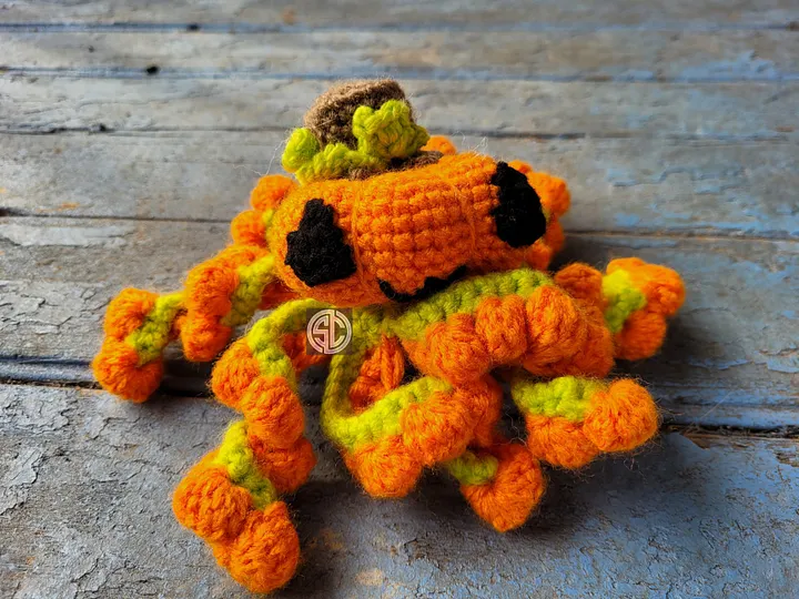 Pumpkin Octopus - Made to order 🐑 product image (2)