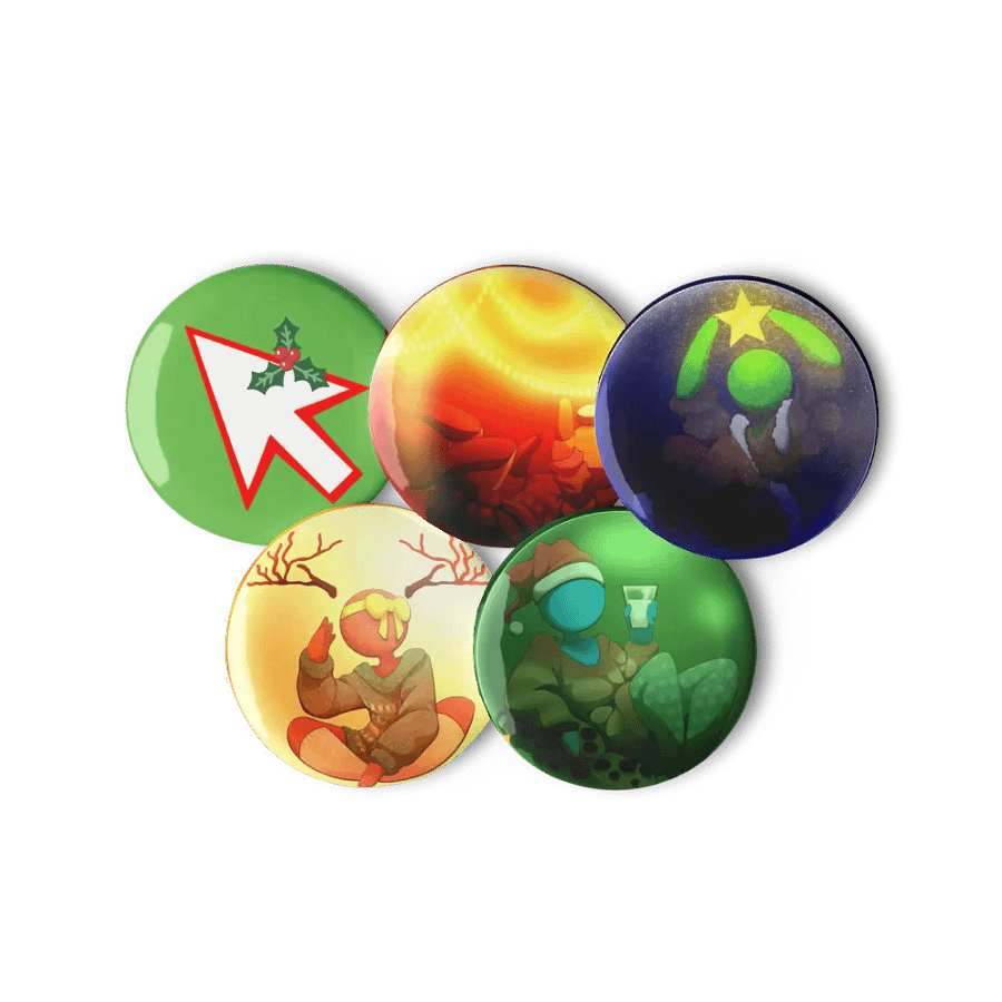 alan becker christmas pins product image (11)