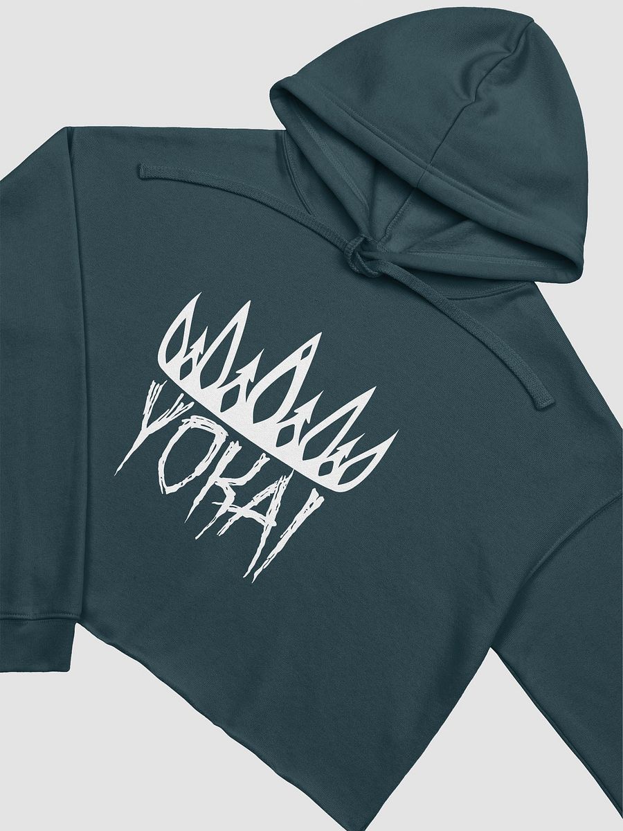 Yokai Queen (Large White Logo) - Cropped Sweatshirt product image (2)