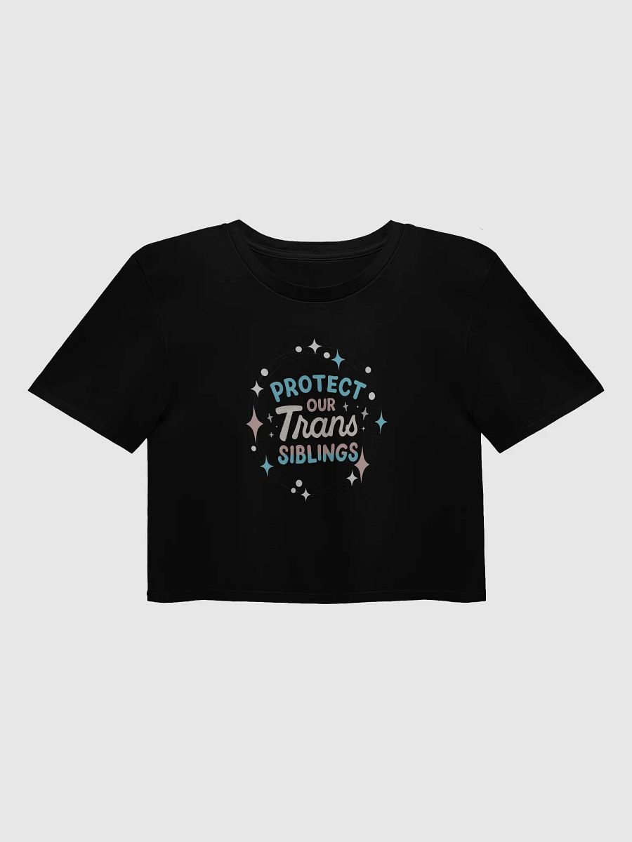 Trans Siblings Protection Circle Crop Top product image (1)