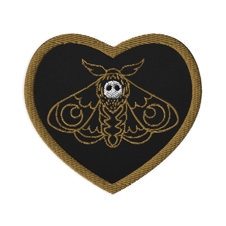 'Cast a Spell' Moth Embroidered Patch product image (1)