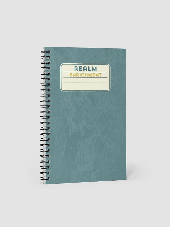 Notebook: Realm Enrichment in Teal Tranquility product image (1)